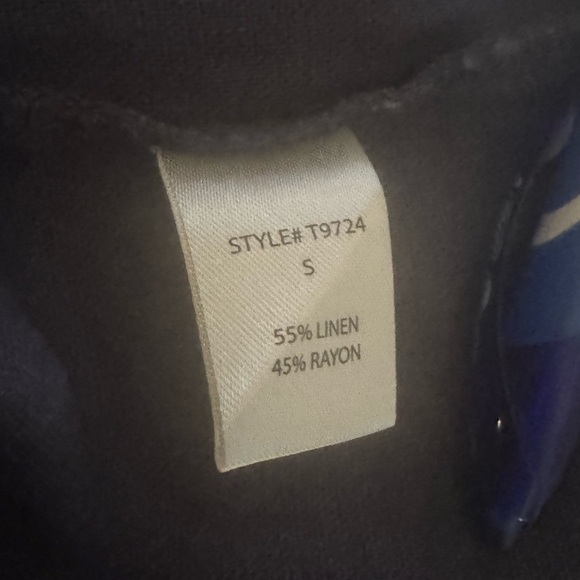 Stylish Rae Mode Blue Button-Up Top - Size Small - Picture 4 of 8